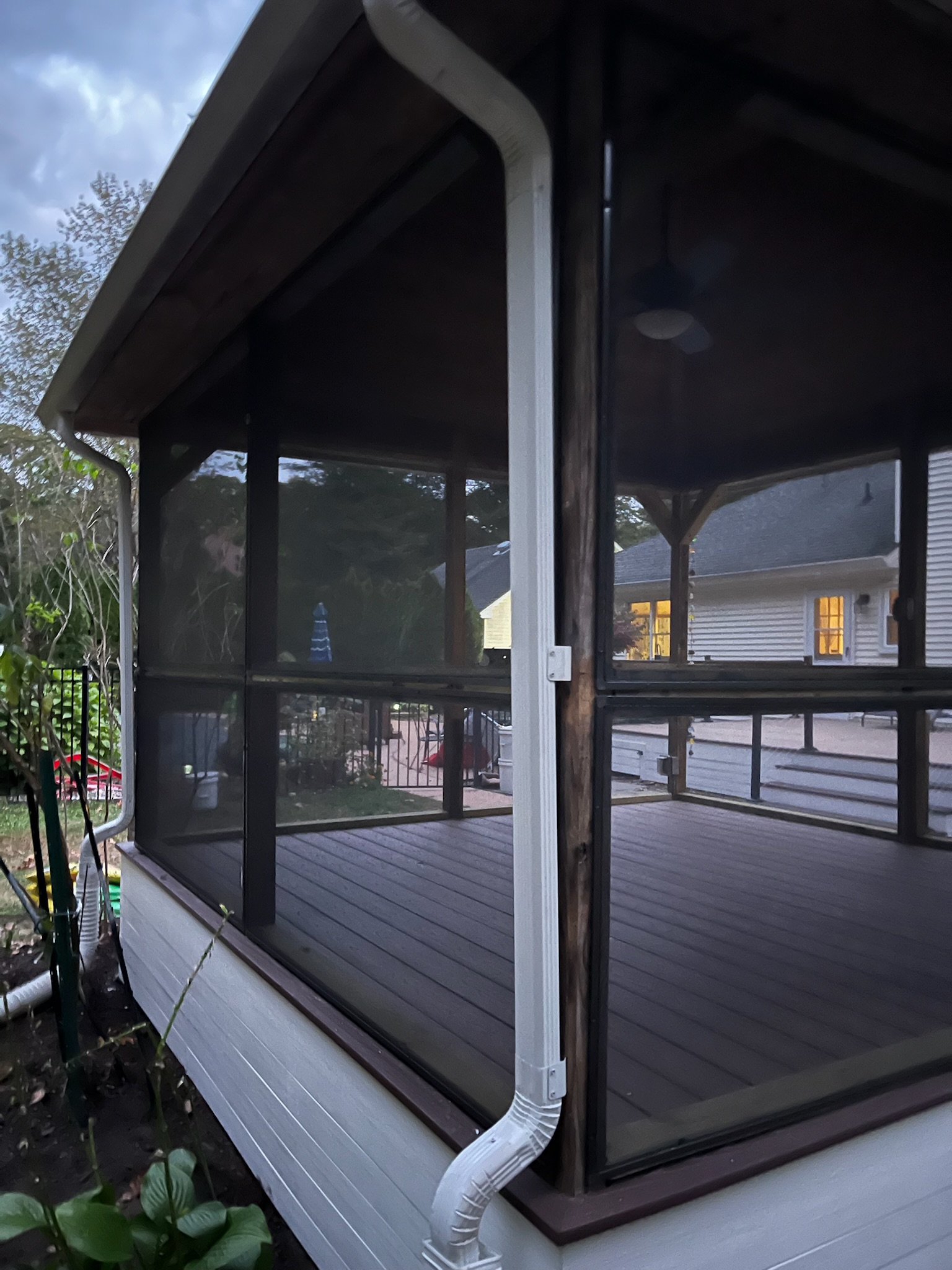 Gazebo Screened Black