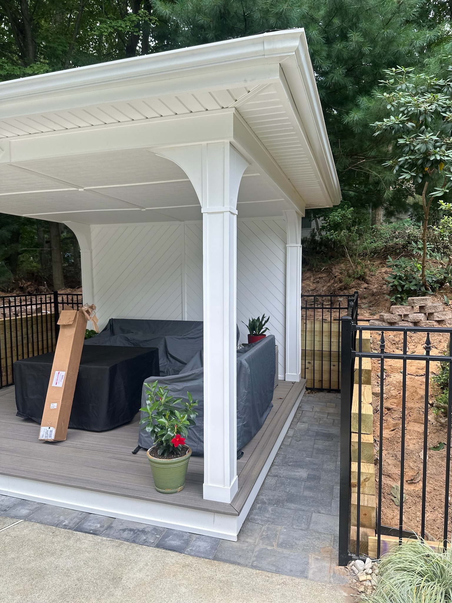 Pavilion White Backyard